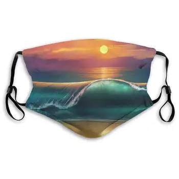 Sunset Sea Waves Protective Mask with Gasket Disposable Water Repellent Multilayer Filter Adult Sunscreen Large Mask S
Sunset Sea Waves Protective Mask with Gasket Disposable Water Repellent Multilayer Filter Adult Sunscreen Large Mask S