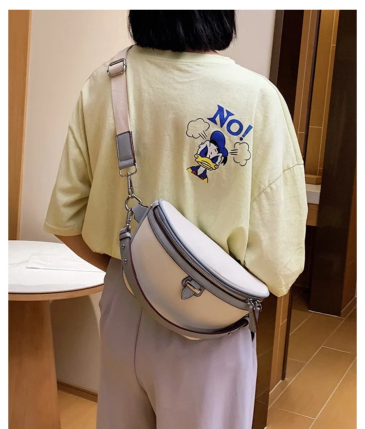 DORANMI Big Fanny Pack Women's Waist Bags 2020 Contrast Color Crossbody Chest Bag Female Waist Packs Casual Nerka Bags BG733 DORANMI Big Fanny Pack Women's Waist Bags 2020 Contrast Color Crossbody Chest Bag Female Waist Packs Casual Nerka Bags BG733