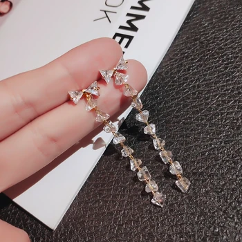 Irregular Square Bridal Long Earrings Diamante Gold Color Rhinestone Crystal Clip on Earrings For Women Lady Wedding Accessories
Irregular Square Bridal Long Earrings Diamante Gold Color Rhinestone Crystal Clip on Earrings For Women Lady Wedding Accessories