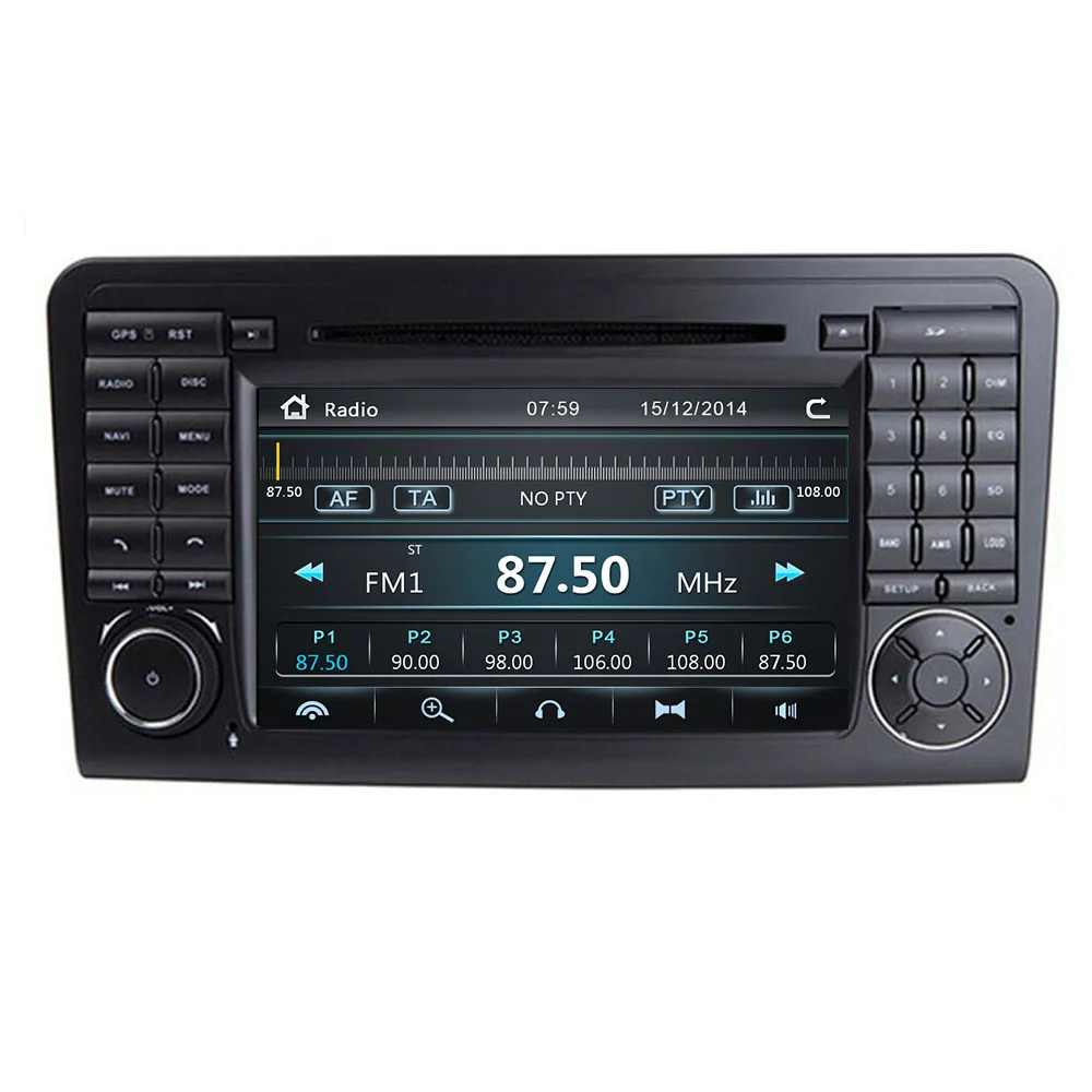 Автомобильный радиоприемник GPS для Mercedes Benz ML GL W164 ML350 ML500 GL320 стерео навигация IPS