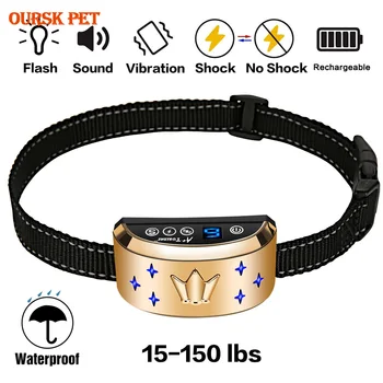 Electric Dog Training Collar Shock Vibration Sound with LED For Pet Dogs Anti-Barking Training Collar Waterproof and Recharge
Electric Dog Training Collar Shock Vibration Sound with LED For Pet Dogs Anti-Barking Training Collar Waterproof and Recharge