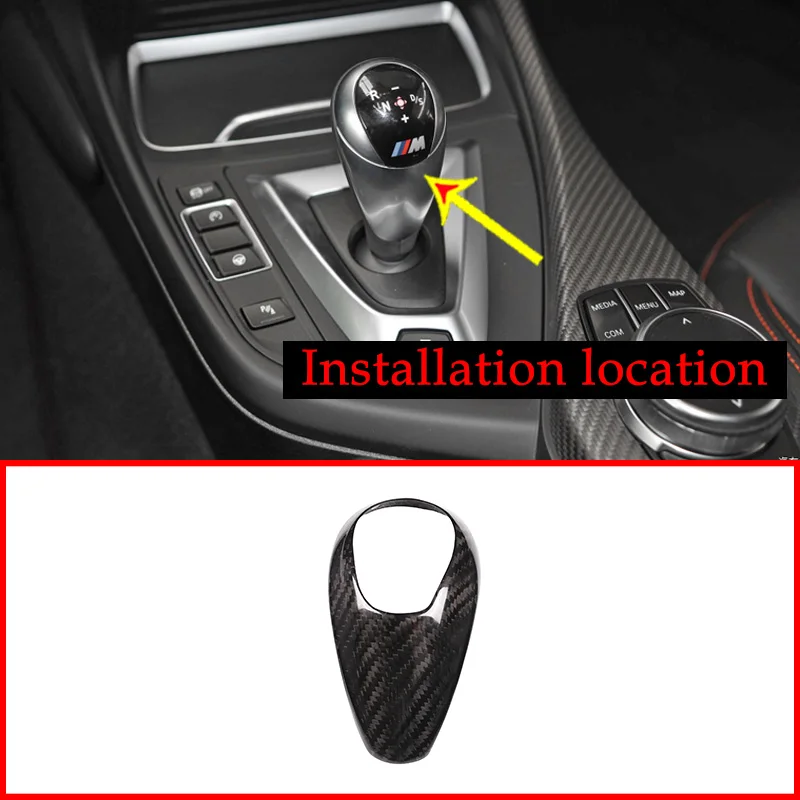 Real Carbon Fiber Car Gear Shift Head Cover Trim For BMW M2 M3 M4 M5 X5M X6M 2014-2017 Car Accessories
Real Carbon Fiber Car Gear Shift Head Cover Trim For BMW M2 M3 M4 M5 X5M X6M 2014-2017 Car Accessories