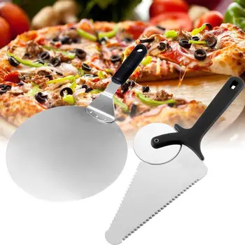 2-in-1 Paddle Round Cake Pizza Peel Baking Tool Pizza Peel Cutter Set With Durable Handle Easy To Clean
2-in-1 Paddle Round Cake Pizza Peel Baking Tool Pizza Peel Cutter Set With Durable Handle Easy To Clean
