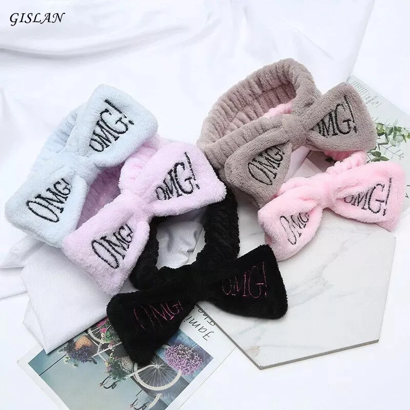 GISLAN 1PCS Cute Coral Fleece Hairbow Cross Headband For Wash Face Makeup Lady Bath Mask Cosmetic Hairband Elastic Soft Turban
GISLAN 1PCS Cute Coral Fleece Hairbow Cross Headband For Wash Face Makeup Lady Bath Mask Cosmetic Hairband Elastic Soft Turban