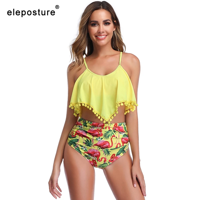 2019 Sexy Ruffle High Waist Bikini Swimwear Women Push Up Swimsuit Plus Size Bikini Set Print Bathing Suits Beach Wear Biquini
2019 Sexy Ruffle High Waist Bikini Swimwear Women Push Up Swimsuit Plus Size Bikini Set Print Bathing Suits Beach Wear Biquini