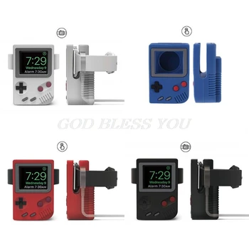 Silicone Retro Game Console Design Charge Stand Holder Station Dock for Apple Watch Series 1/2/3/4 42mm 38mm 40mm 44mm
Silicone Retro Game Console Design Charge Stand Holder Station Dock for Apple Watch Series 1/2/3/4 42mm 38mm 40mm 44mm