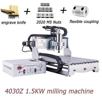 3 axis 4 axis cnc milling machine 3040 water cooled router with 1500W spindle wood engraving machine
3 axis 4 axis cnc milling machine 3040 water cooled router with 1500W spindle wood engraving machine