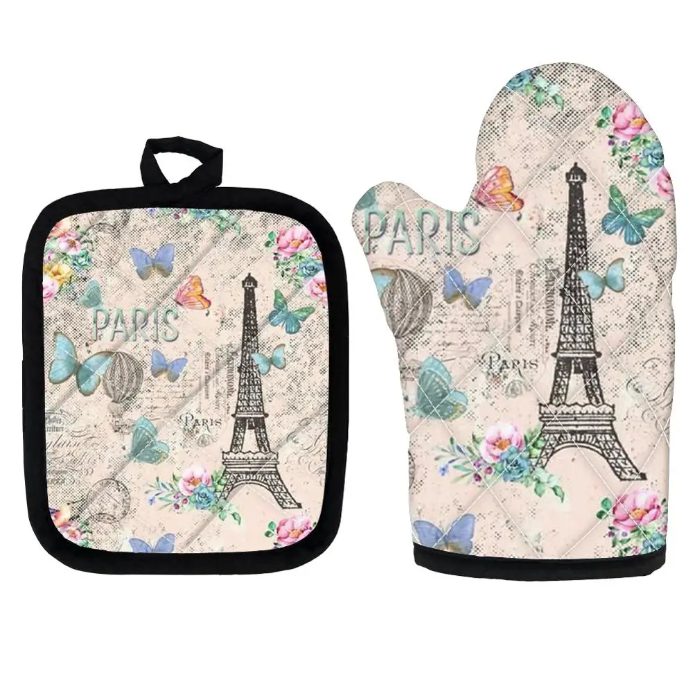 Eiffel-tower in Paris Oven Glove Microwave Oven Heat Resistant Mitts Non-slip Kitchen Cooking Microwave Gloves Baking BBQ Gloves
Eiffel-tower in Paris Oven Glove Microwave Oven Heat Resistant Mitts Non-slip Kitchen Cooking Microwave Gloves Baking BBQ Gloves
