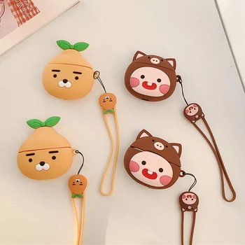 For AirPod 2 and 3 Case 3D Watermelon Peach Pear Orange Cartoon Soft Silicone Earphone Cases For Apple Airpods Case Cute Cover 
For AirPod 2 and 3 Case 3D Watermelon Peach Pear Orange Cartoon Soft Silicone Earphone Cases For Apple Airpods Case Cute Cover