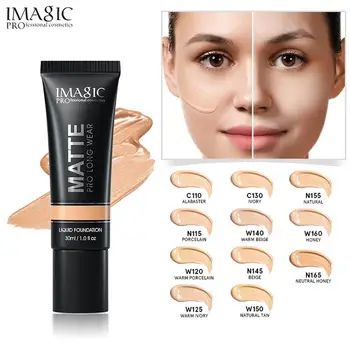 30ml Matte Liquid Foundation Natural Brightening Base control Cosmetic oil Face Makeup Foundation Lasting Waterproof Cream U8I0
30ml Matte Liquid Foundation Natural Brightening Base control Cosmetic oil Face Makeup Foundation Lasting Waterproof Cream U8I0