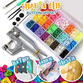 Snap Button Pliers DIY Set Resin Sewing Tool Fastener Kit for Repairing Clothes Tailor DNJ998
Snap Button Pliers DIY Set Resin Sewing Tool Fastener Kit for Repairing Clothes Tailor DNJ998
