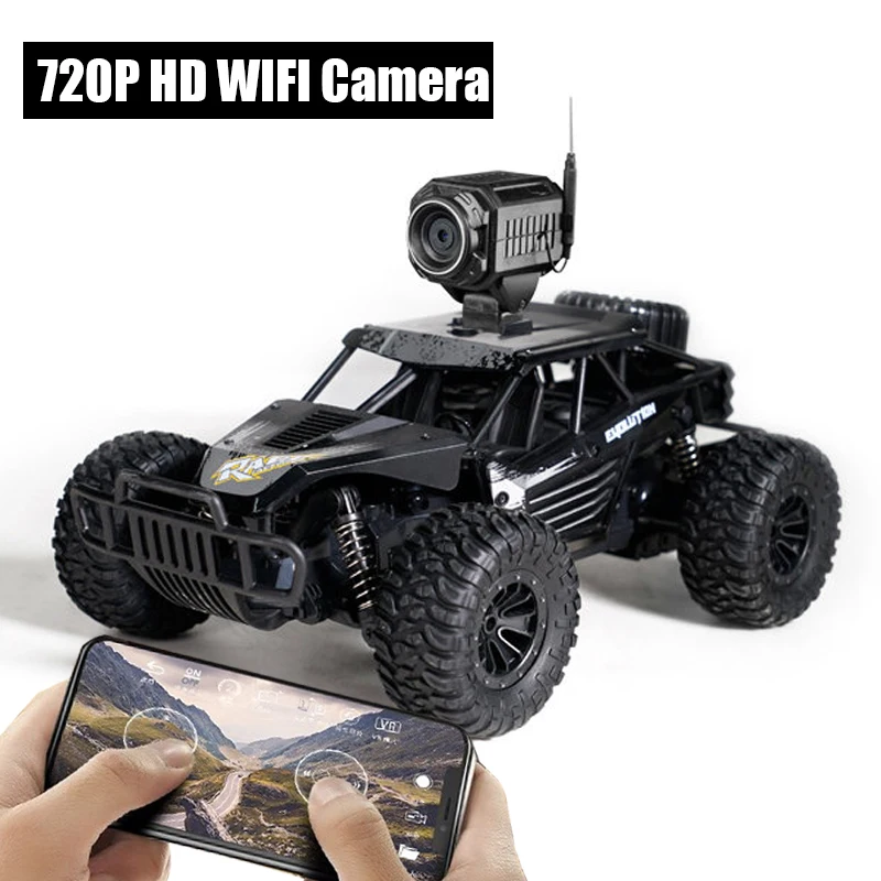 Machines on the Control Panel 1/18 RC Electric Car with WiFi FPV 720P Camera HD Machine on the Radio Toy Gift for Children Boy
Machines on the Control Panel 1/18 RC Electric Car with WiFi FPV 720P Camera HD Machine on the Radio Toy Gift for Children Boy
