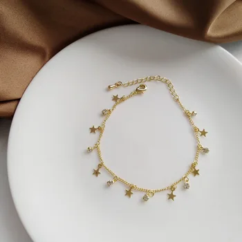 Beautiful Non-mainstream Star Tassels Bracelets Cool Simple Diamond Set Ladies' Bracelet Spring Summer New Style Hand Jewelry Wo
Beautiful Non-mainstream Star Tassels Bracelets Cool Simple Diamond Set Ladies' Bracelet Spring Summer New Style Hand Jewelry Wo