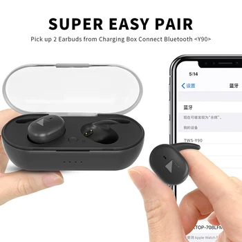 Wireless Earbuds Low Latency TWS Stereo Sports Handsfree Auto Pairing In Ear Deep Bath IPX6 Waterproof Portable Bluetooth 5.0 
Wireless Earbuds Low Latency TWS Stereo Sports Handsfree Auto Pairing In Ear Deep Bath IPX6 Waterproof Portable Bluetooth 5.0