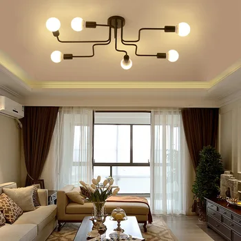 Creative LED Ceiling Mount Lamp Simple E27 Living Room Bedroom Dining Table Decorative Lighting Ceiling light fixtures XiaoFan
Creative LED Ceiling Mount Lamp Simple E27 Living Room Bedroom Dining Table Decorative Lighting Ceiling light fixtures XiaoFan