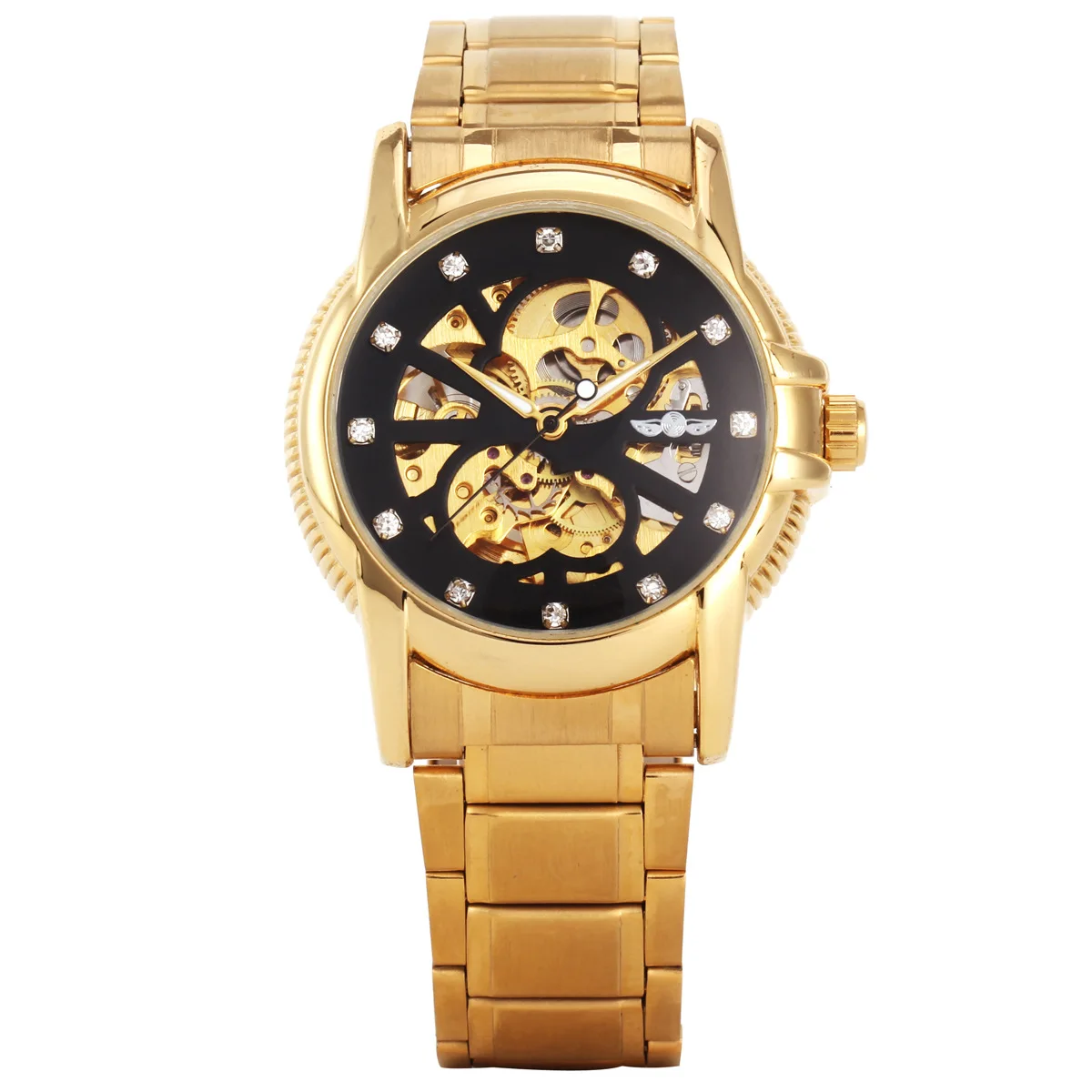 Winner Winner Fully Automatic Hollow out Analog Watch Steel Belt Watch Men'S Wear
Winner Winner Fully Automatic Hollow out Analog Watch Steel Belt Watch Men'S Wear
