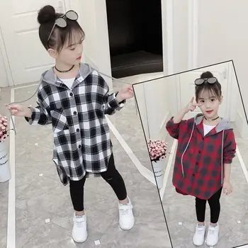 Fashion Plaid Style Baby Girls Kids Coat Single Breasted Jackets Outwear Spring Autumn Warm Children Tops Coats Age 4-14Yrs
Fashion Plaid Style Baby Girls Kids Coat Single Breasted Jackets Outwear Spring Autumn Warm Children Tops Coats Age 4-14Yrs