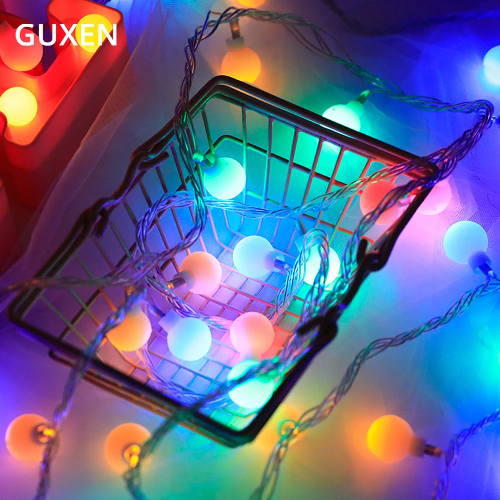 Led holiday lights 1.5M 3M 6M 10M Balls Fairy String Decorative Lights Wedding Christmas Indoor Outdoor Garland Decoration
Led holiday lights 1.5M 3M 6M 10M Balls Fairy String Decorative Lights Wedding Christmas Indoor Outdoor Garland Decoration