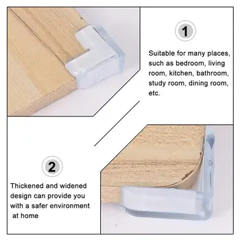 24Pcs 1 Bag Table Chair Feet Cover Furniture Protectors Home sturdy furniture protectors (L-shaped Widened Style, Transparent)
24Pcs 1 Bag Table Chair Feet Cover Furniture Protectors Home sturdy furniture protectors (L-shaped Widened Style, Transparent)