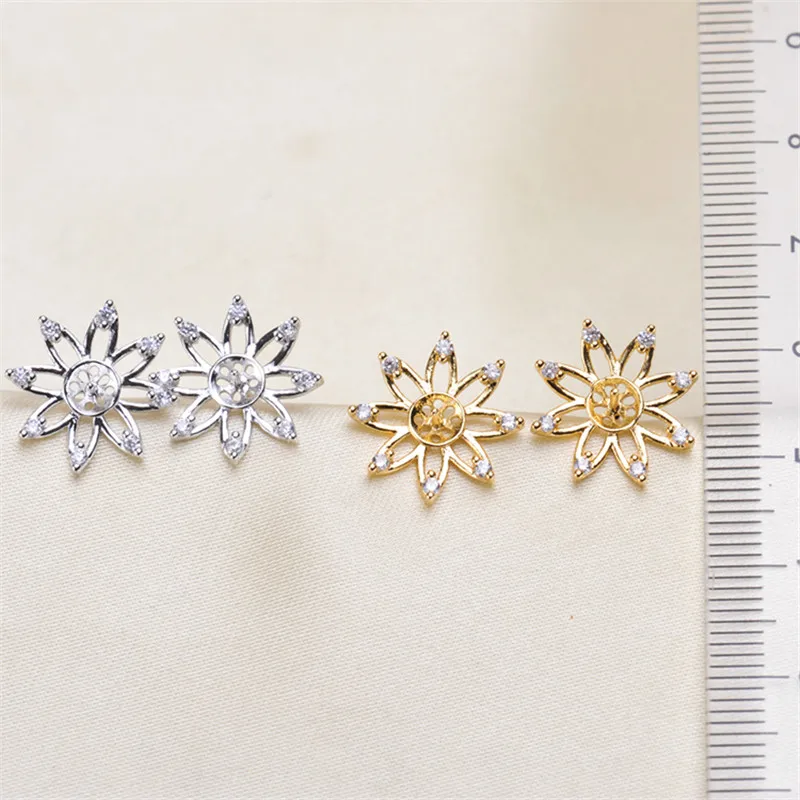 Trendy Pearl Earrings Accessories 925 Silver Plating Earrings Findings Dangle Earring Jewelry Parts Fittings Mountings DIY Gift
Trendy Pearl Earrings Accessories 925 Silver Plating Earrings Findings Dangle Earring Jewelry Parts Fittings Mountings DIY Gift