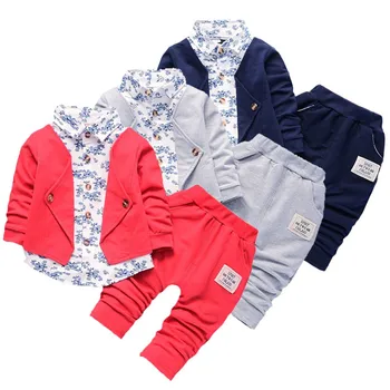 Baby Clothing Sport Suit Toddler Boys Clothes Outfit Kids Long Sleeve Froal Floral Top + Pant Party Christening Wedding Clothing
Baby Clothing Sport Suit Toddler Boys Clothes Outfit Kids Long Sleeve Froal Floral Top + Pant Party Christening Wedding Clothing