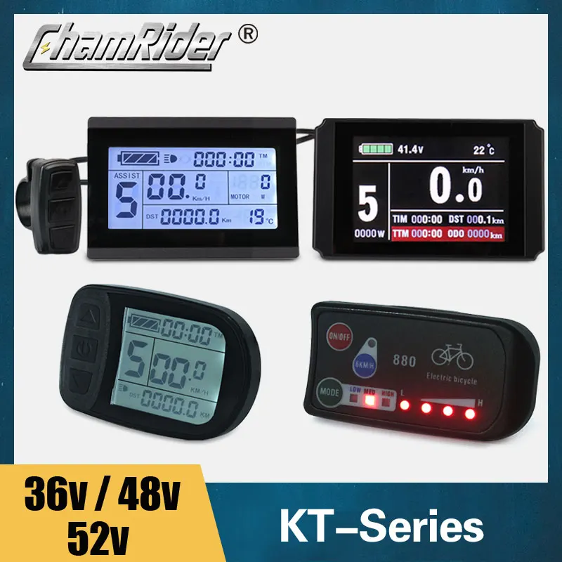Интеллектуальный ЖК-дисплей KT запчасти для электровелосипеда 24 В 36 48 60 в 72 | Спорт
