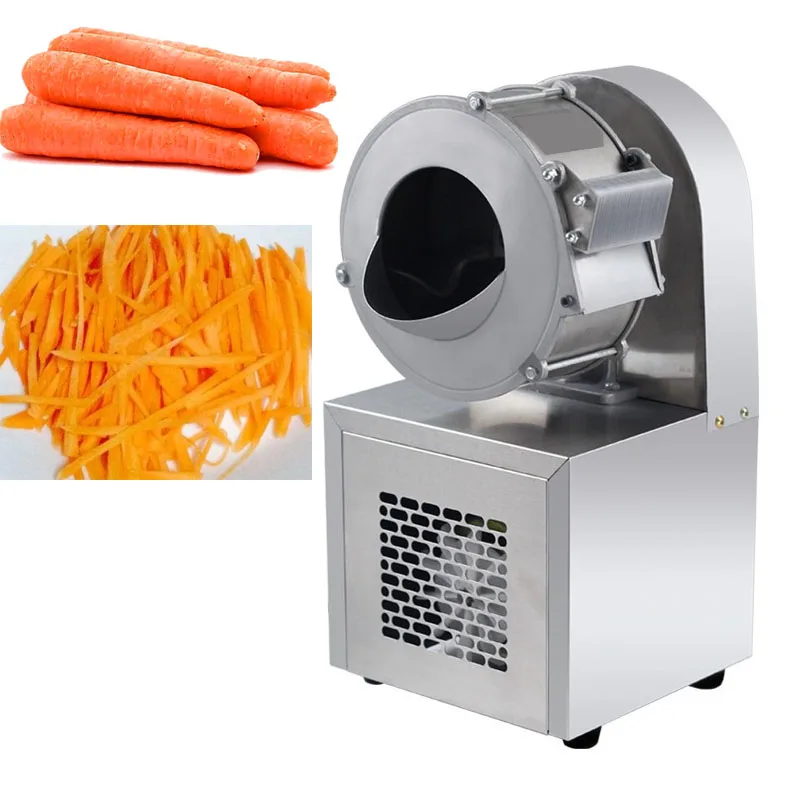 

220V Commercial Electric Shredder Vegetable Processing Machine Potato Carrot Ginger Slicer Shred Vegetable Cutter 180W