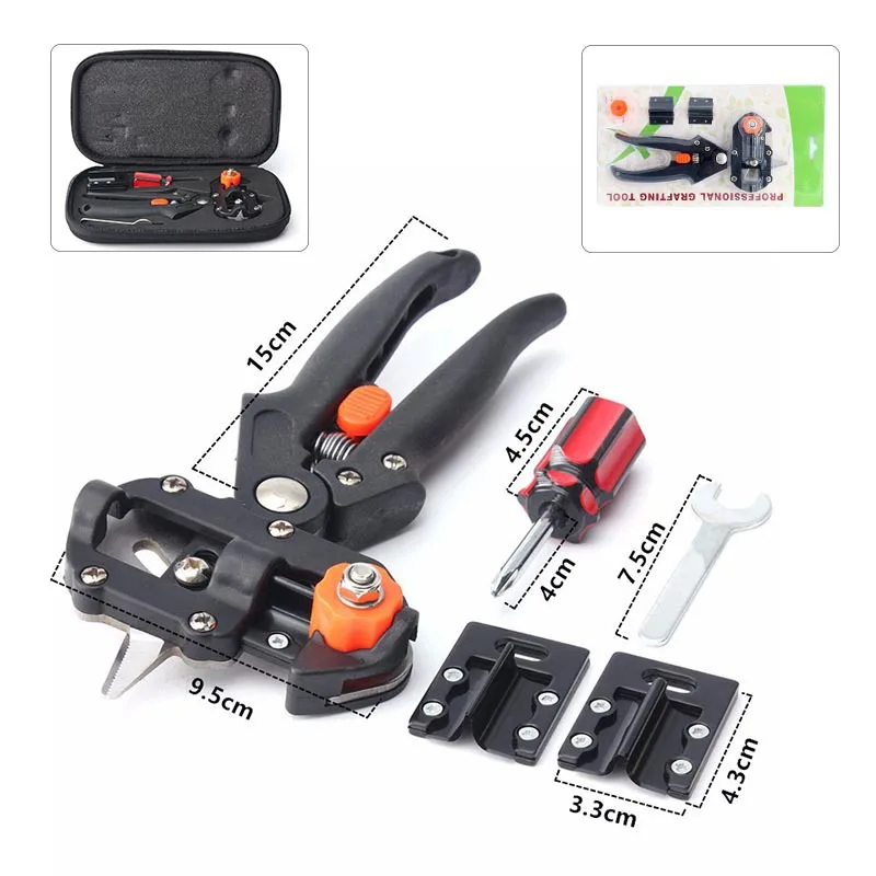 Professional Grafting Shears Scissor Fruit Tree Vaccination Multi-function Bud Cutter Blade Gardening Tools Set YITOK
Professional Grafting Shears Scissor Fruit Tree Vaccination Multi-function Bud Cutter Blade Gardening Tools Set YITOK
