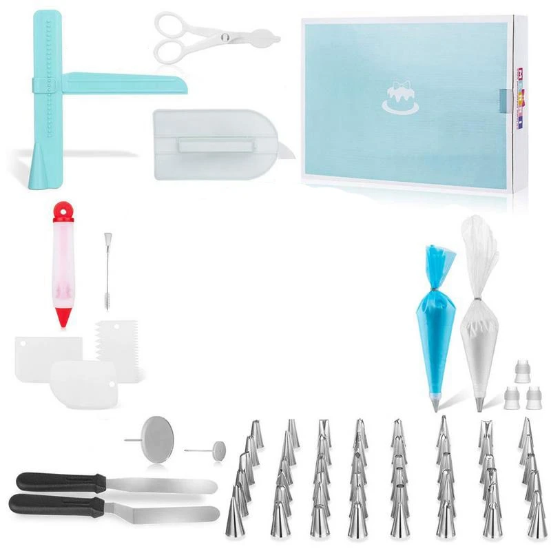164Pcs Diy Multi-Function Cake Decorating Kit Cake Turntable Set Pastry Tube Fondant Tool Cake Kitchen Dessert Tools
164Pcs Diy Multi-Function Cake Decorating Kit Cake Turntable Set Pastry Tube Fondant Tool Cake Kitchen Dessert Tools