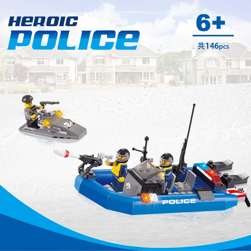 XIPOO Police Children'S Educational Assembled Fight Inserted Small Particles Building Blocks Toy Coast Guard Xp93510
XIPOO Police Children'S Educational Assembled Fight Inserted Small Particles Building Blocks Toy Coast Guard Xp93510