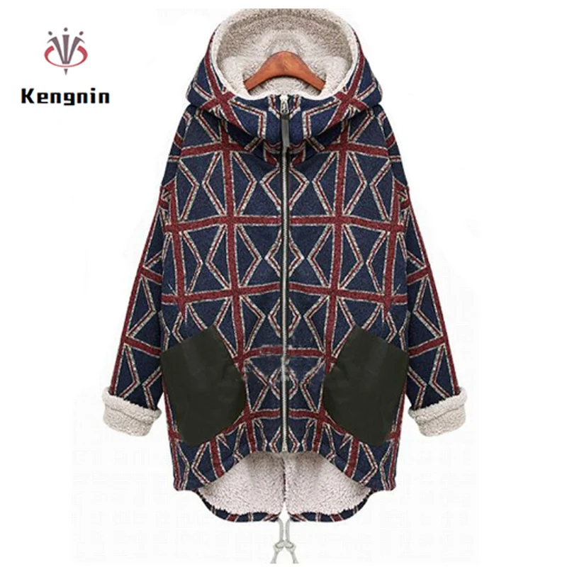 2019 Winter New Plus Size M- 5XL Women Thick Parkas European Style Argyle Hooded Ladies Coats Loose Wide-Waisted Basic Jackets
2019 Winter New Plus Size M- 5XL Women Thick Parkas European Style Argyle Hooded Ladies Coats Loose Wide-Waisted Basic Jackets