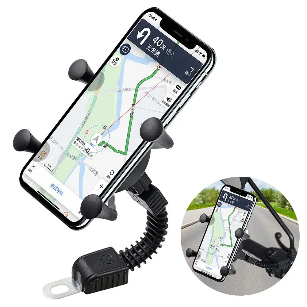 Motorcycle Mobile Phone Holder Support Moto Bicycle Stand For Smartphone Fixing Navigation Phone Stand for Rearview Mirror
Motorcycle Mobile Phone Holder Support Moto Bicycle Stand For Smartphone Fixing Navigation Phone Stand for Rearview Mirror
