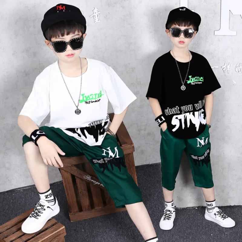 Boys Casual Clothes Kid Boy Clothing Set Summer Children Short sleeve Letters T-shirt + Pants 4 5 6 7 8 9 10 11 12 13 15 Years
Boys Casual Clothes Kid Boy Clothing Set Summer Children Short sleeve Letters T-shirt + Pants 4 5 6 7 8 9 10 11 12 13 15 Years