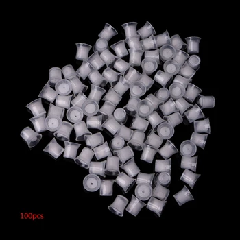 100Pcs Plastic Disposable Ring Finger Ink Cups with Sponge For Permanent Tattoo G6KE
100Pcs Plastic Disposable Ring Finger Ink Cups with Sponge For Permanent Tattoo G6KE