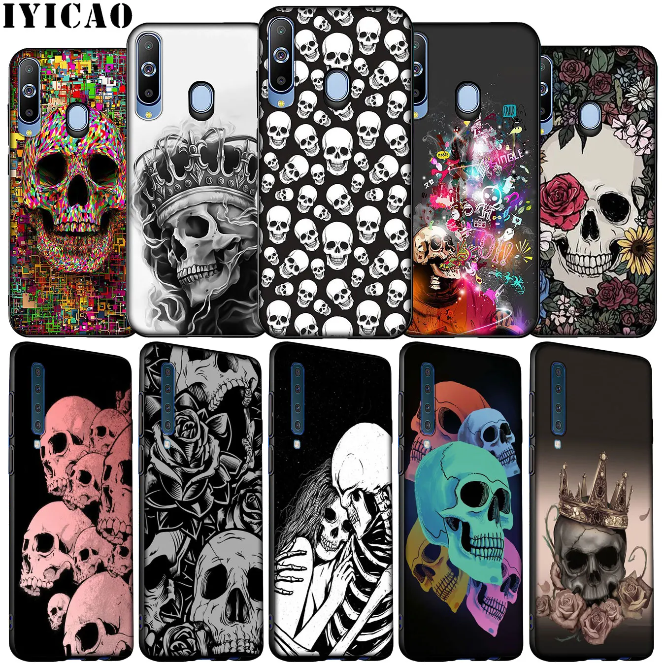 IYICAO Skull Life cool skull Soft Silicone Case for Samsung Galaxy A70 A50 A60 A40 A30 A20 A10 M10 M20 M30 M40 Black Phone Cover
IYICAO Skull Life cool skull Soft Silicone Case for Samsung Galaxy A70 A50 A60 A40 A30 A20 A10 M10 M20 M30 M40 Black Phone Cover
