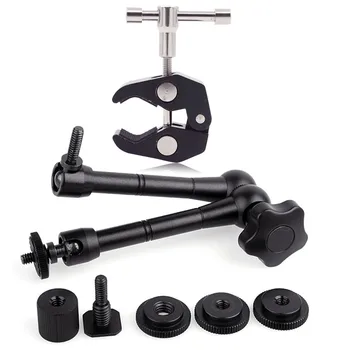 Gosear 2PCS Clip Pliers and Flexible Articulating Arm DV Monitor Bracket Holder Set for LED LCD Video Gimbal DSLR Rig Camera
Gosear 2PCS Clip Pliers and Flexible Articulating Arm DV Monitor Bracket Holder Set for LED LCD Video Gimbal DSLR Rig Camera