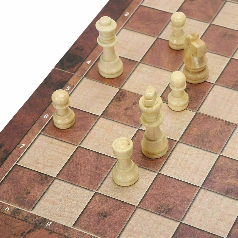 3 in 1 Folding Chess Set Wooden Chess Game Backgammon Checkers Chessboard Chess Pieces Chessman Kids Family Game Chess Board
3 in 1 Folding Chess Set Wooden Chess Game Backgammon Checkers Chessboard Chess Pieces Chessman Kids Family Game Chess Board