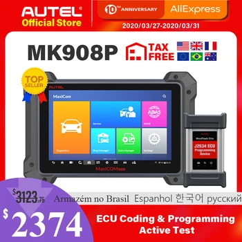 AUTEL MaxiCOM MK908P OBD2 Auto Diagnostic ECU Programming Tool OBDII Scanner J2534 ECU Programmer PK MaxiSys Pro Elite MS908P
AUTEL MaxiCOM MK908P OBD2 Auto Diagnostic ECU Programming Tool OBDII Scanner J2534 ECU Programmer PK MaxiSys Pro Elite MS908P