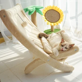 Creative cat's nest chair basking in the sun and keeping warm in winter cat hammock sisal claw board cat bed house pet supplies
Creative cat's nest chair basking in the sun and keeping warm in winter cat hammock sisal claw board cat bed house pet supplies