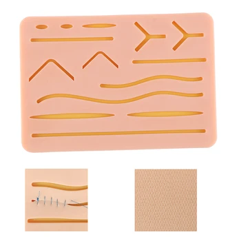 Medical Skin Suture Training skin model Anti-Dermal Silicone Double-Eyelid Catgut Embedding Training Module Exercise Tool
Medical Skin Suture Training skin model Anti-Dermal Silicone Double-Eyelid Catgut Embedding Training Module Exercise Tool