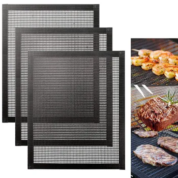 Barbecue Grill Mat Set of 3 Cooking Grill Mat Mesh Anti-Adhesive Reutilisable Plate Cooking Sheets Baking Mesh Mat Gas Carbon BB
Barbecue Grill Mat Set of 3 Cooking Grill Mat Mesh Anti-Adhesive Reutilisable Plate Cooking Sheets Baking Mesh Mat Gas Carbon BB