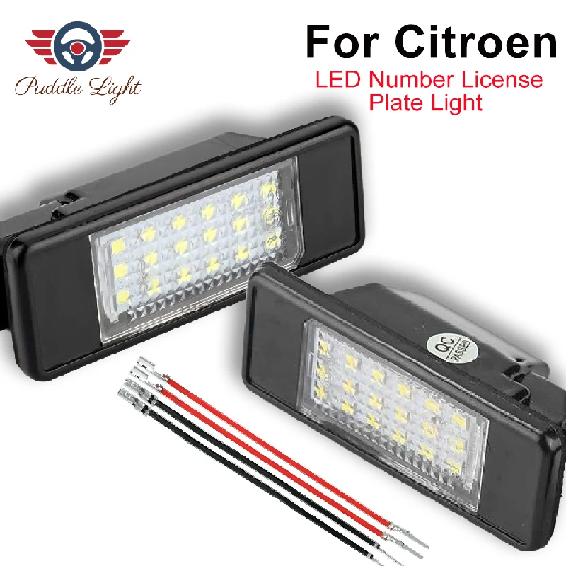 2pcs Car styling Error Free LED License plate light For CITROEN C2 C3 C4 C5 C6 C8 DS3 2D 3D 4D 5D Car Tail Number Plate lLamps
2pcs Car styling Error Free LED License plate light For CITROEN C2 C3 C4 C5 C6 C8 DS3 2D 3D 4D 5D Car Tail Number Plate lLamps