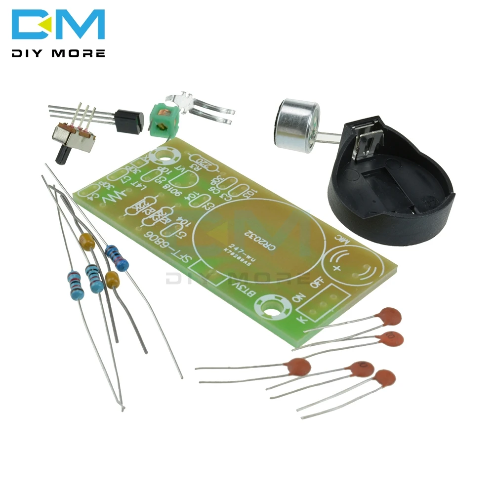 FM Frequency Modulation Wireless Microphone Module FM Transmitter Board Parts Simple Electronic Production Suite DC 3V-6V
FM Frequency Modulation Wireless Microphone Module FM Transmitter Board Parts Simple Electronic Production Suite DC 3V-6V