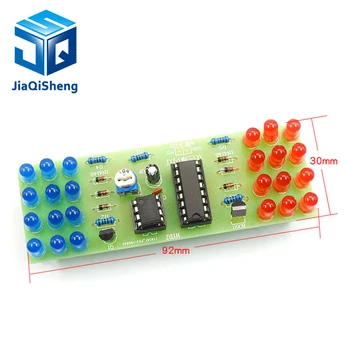 Red Blue Double Color Flashing Lights Kit Strobe NE555 + CD4017 Practice Learning DIY Kits Electronic Suite
Red Blue Double Color Flashing Lights Kit Strobe NE555 + CD4017 Practice Learning DIY Kits Electronic Suite
