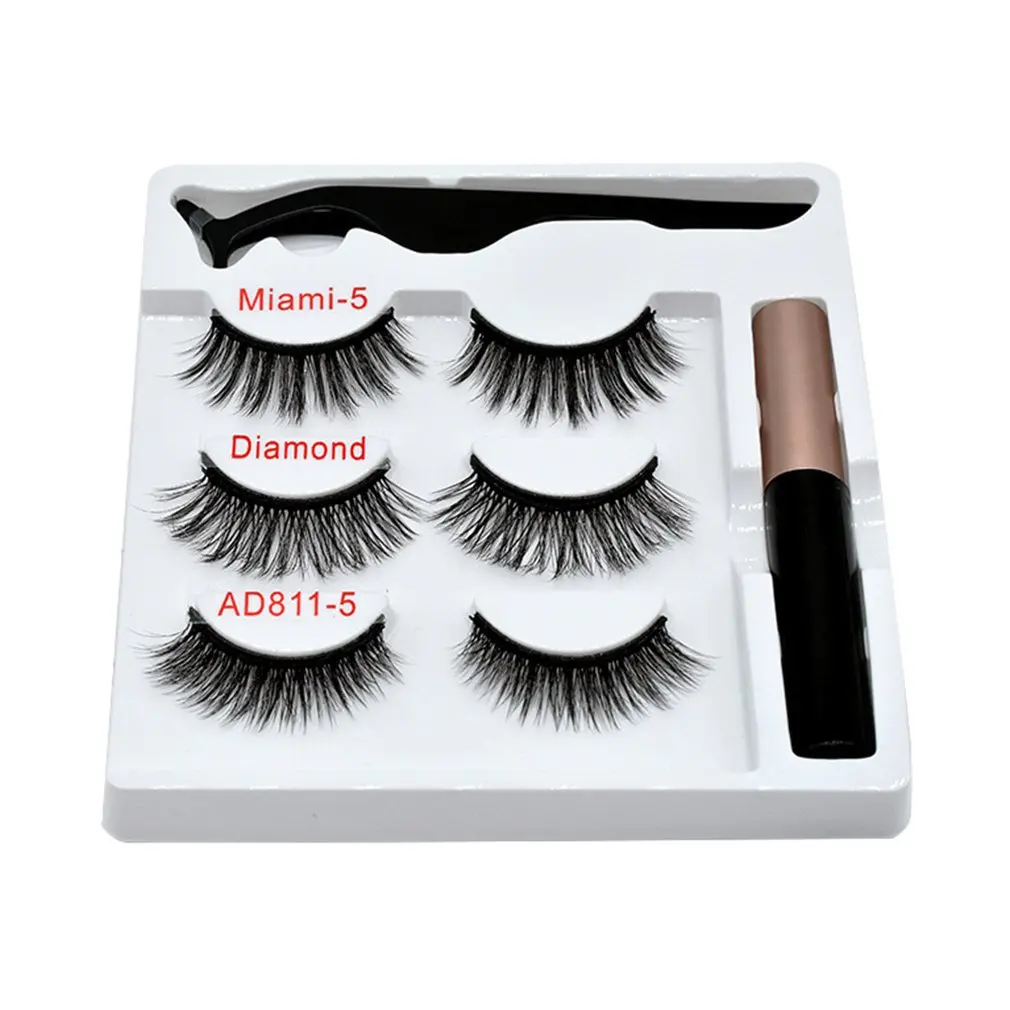 Magnetic False Eyelashes Eyeliner Magnet Eyelash Set 3 Pairs Of Magnetic Eyelashes + Eyeliner + Tweezers
Magnetic False Eyelashes Eyeliner Magnet Eyelash Set 3 Pairs Of Magnetic Eyelashes + Eyeliner + Tweezers