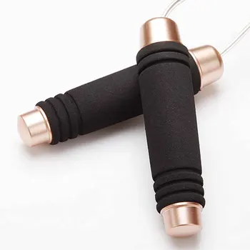 Workout Jump Rope Anti Slip Fitness Equipment Steel Wire Ball Bearing Adjustable Length Gym Weighted Training Aerobic Exercise