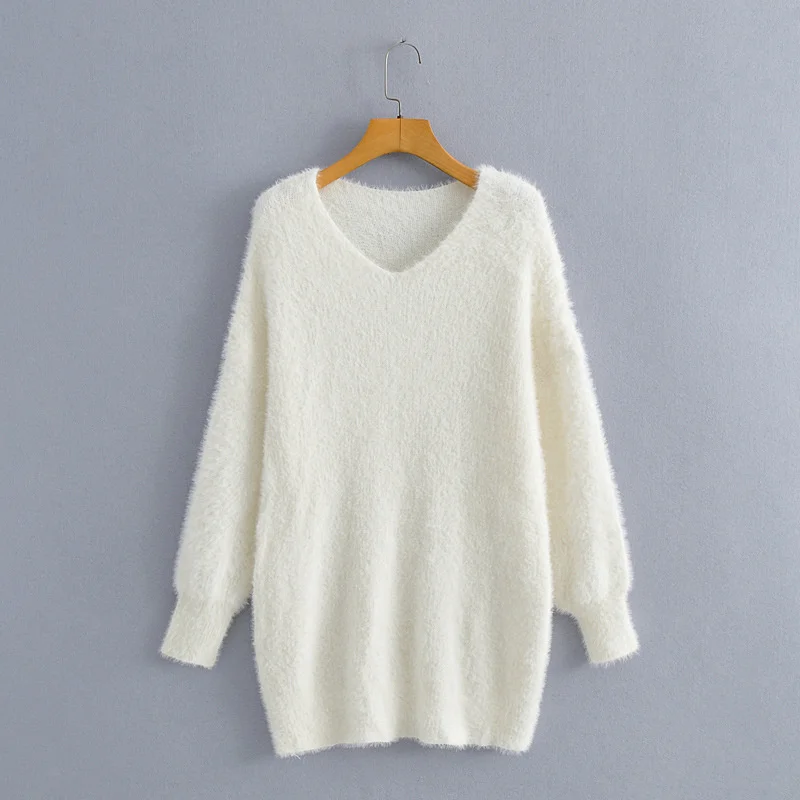 Women Sweaters V Neck Pullovers Soft Long Sleeve Sweater Casual Solid Female Pullover Knit Top Soft Jumper Autumn Winter 2021
Women Sweaters V Neck Pullovers Soft Long Sleeve Sweater Casual Solid Female Pullover Knit Top Soft Jumper Autumn Winter 2021