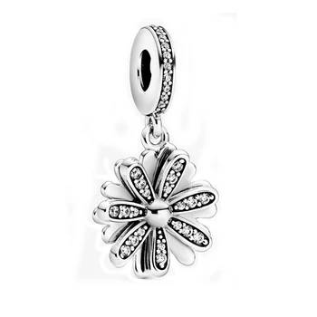 Free Shipping 925 Sterling Silver Sparkling Daisy Flower Dangle Charm Fit Original Pandora Bracelet For Women DIY Jewelry Beads
Free Shipping 925 Sterling Silver Sparkling Daisy Flower Dangle Charm Fit Original Pandora Bracelet For Women DIY Jewelry Beads