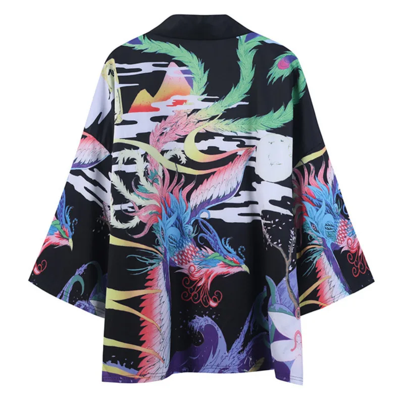 #3701 Mens Sunscreen Jacket Men Three Quarter Sleeve Casual 3d Print Kimono Outerwear Black Short Japan Kimono Men Loose Summer
#3701 Mens Sunscreen Jacket Men Three Quarter Sleeve Casual 3d Print Kimono Outerwear Black Short Japan Kimono Men Loose Summer