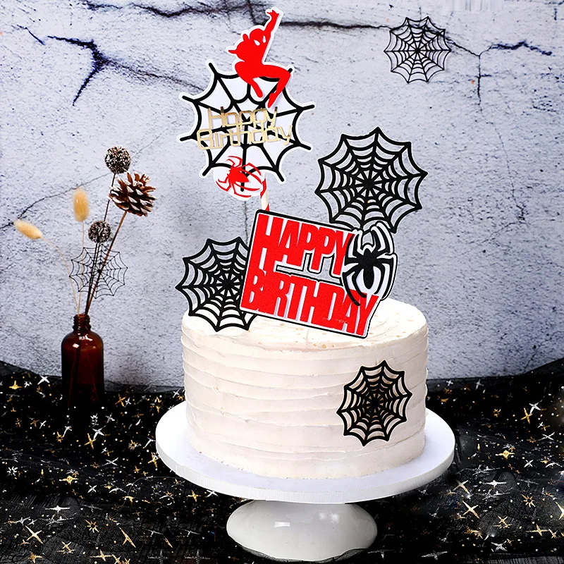 Cool Cartoon Superman Spiderman Spider Web Cake Cupcake Toppers for Kids Birthday wedding Decoration Family Party Supplies
Cool Cartoon Superman Spiderman Spider Web Cake Cupcake Toppers for Kids Birthday wedding Decoration Family Party Supplies